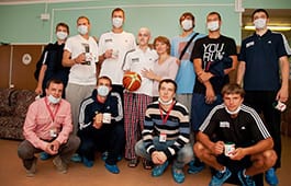 Loko’s players visited the Botkin Hospital!